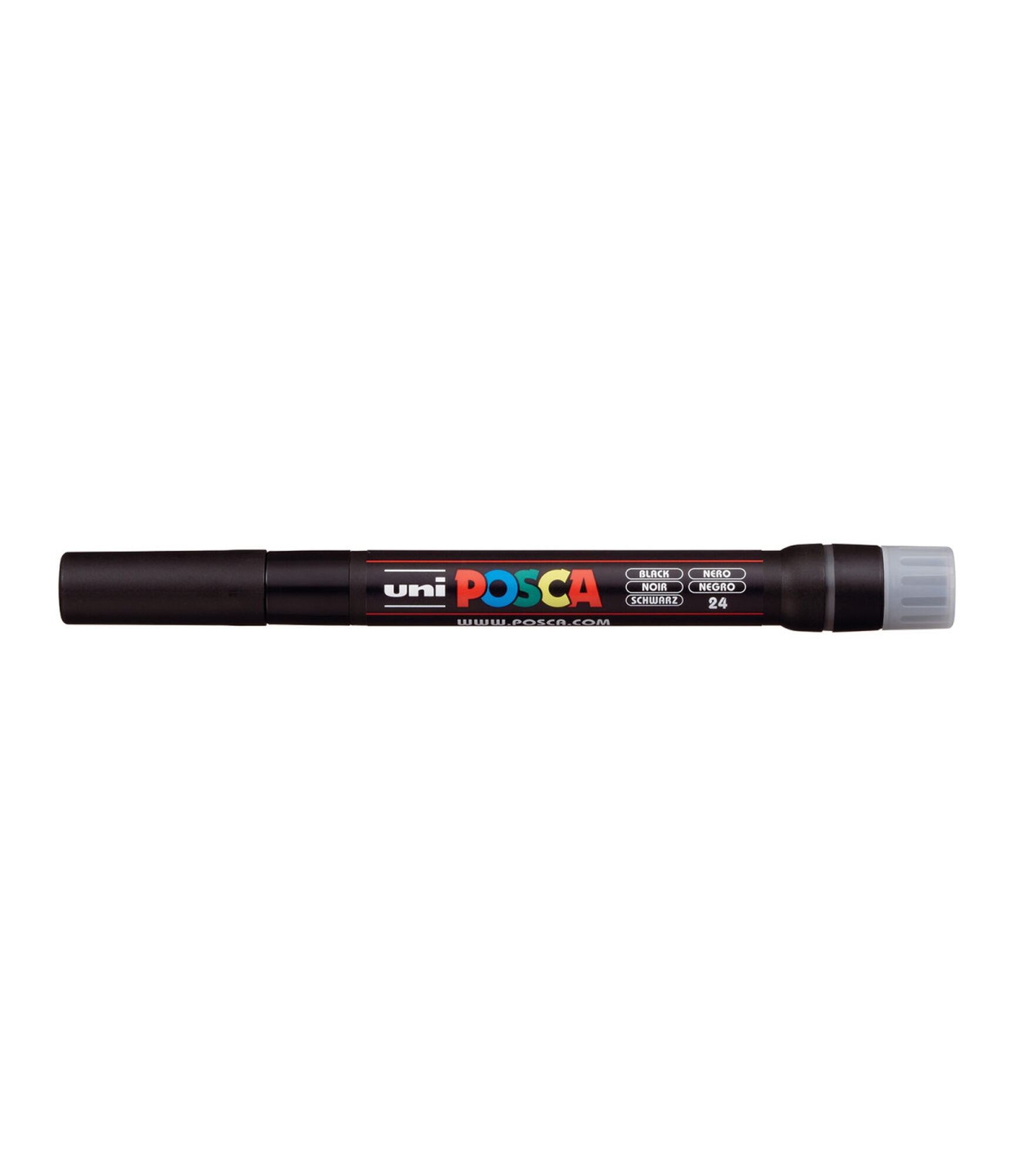 POSCA Brush Tip Paint Marker, Black, hi-res