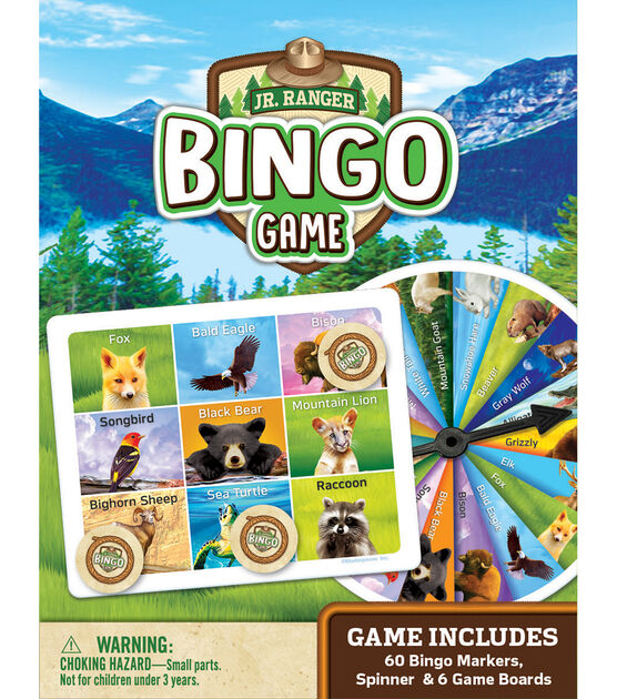 MasterPieces 67ct Junior Ranger Kids Bingo Game