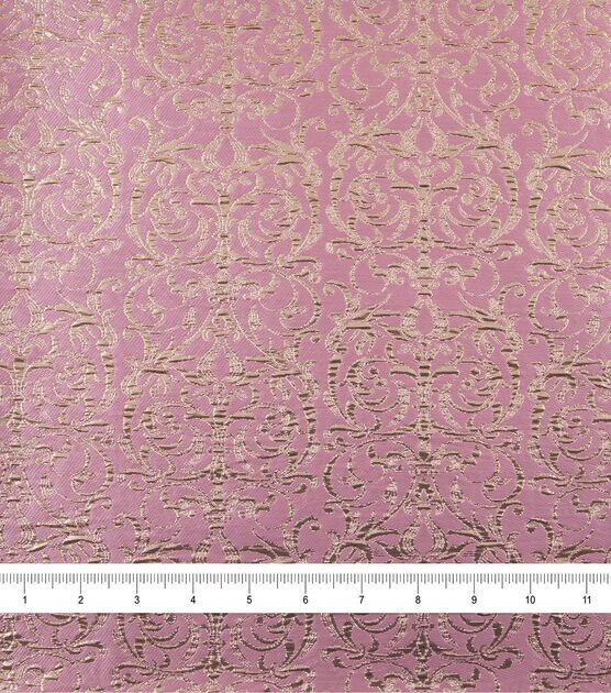 Yaya Han Cosplay Damask Brocade Pink Metallic, , hi-res, image 3