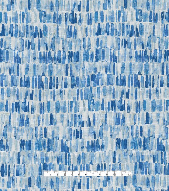 Waverly Upholstery 6"x6" Fabric Swatch Fallen Drops Sky, , hi-res, image 4