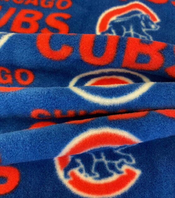 Fabric Traditions Chicago Cubs Fleece Fabric Tossed, , hi-res, image 3