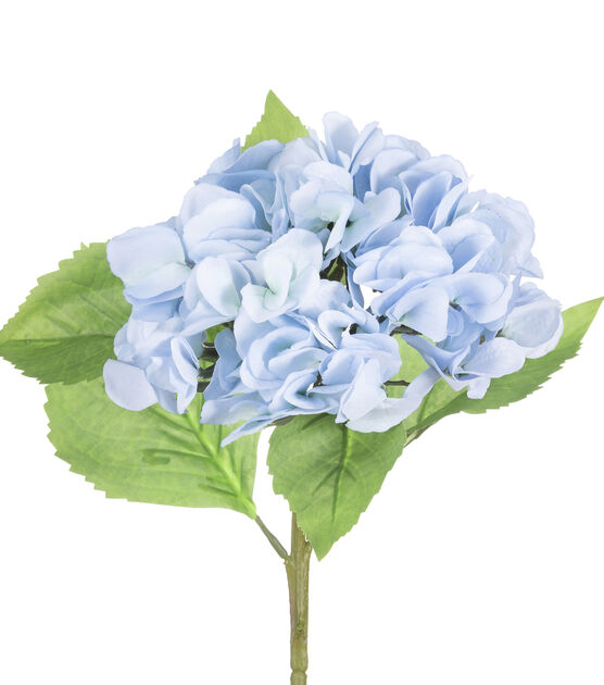 28" Blue Real Touch Hydrangea Stem by Bloom Room, , hi-res, image 2