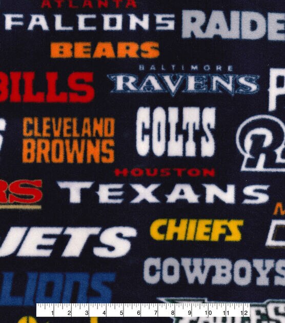 Fabric Traditions NFL Fleece Fabric All Teams