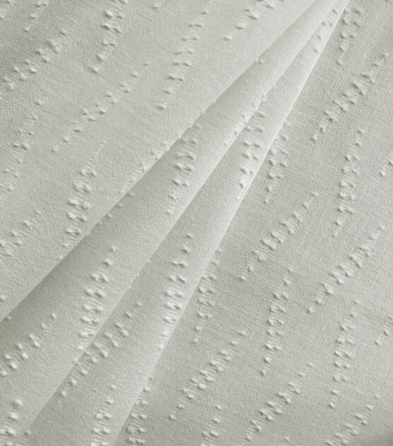 White Chevron Cotton Linen Shirting Fabric, , hi-res, image 4