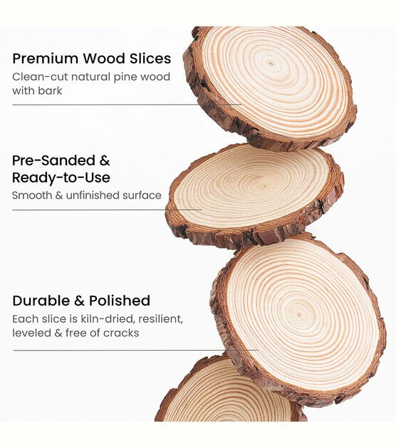 Botanical Wood Slices Tutorial  Easy DIY Image Transfer Method - Ella  Claire & Co.