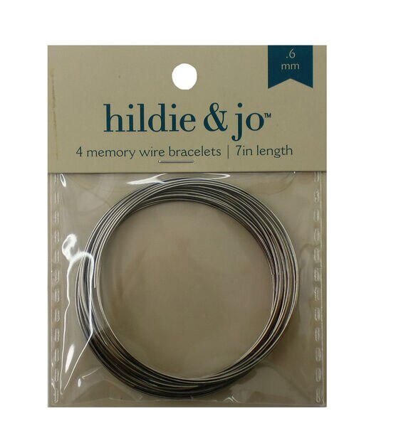 28" Memory Wire Bracelets 4pk by hildie & jo