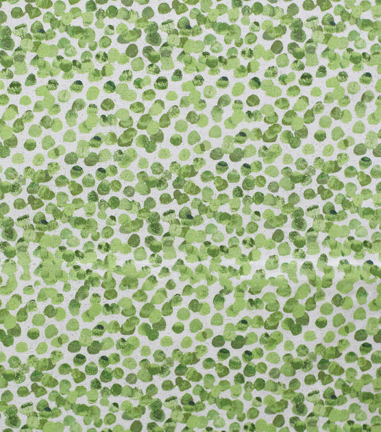 Green Dots Quilt Glitter Cotton Fabric by Keepsake Calico