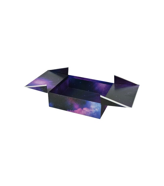 9.5" Galactic Rectangle Box With Double Door Lid by Place & Time, , hi-res, image 2