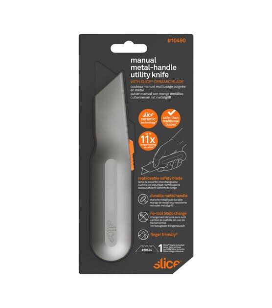 Slice 6.5" Metal Handle Utility Knife
