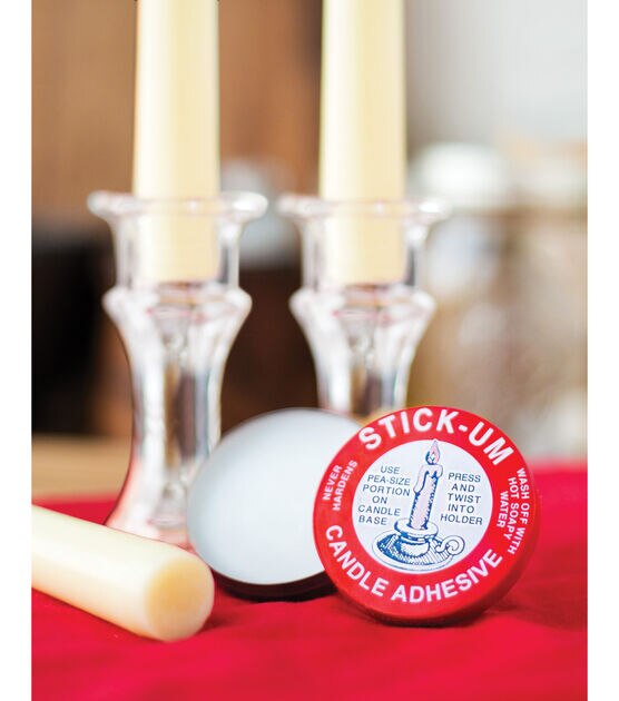 Stick-Um Clear None Scent Candle Adhesive .5 in. H - Total Qty: 1; Each  Pack Qty: 1, 1 - Kroger