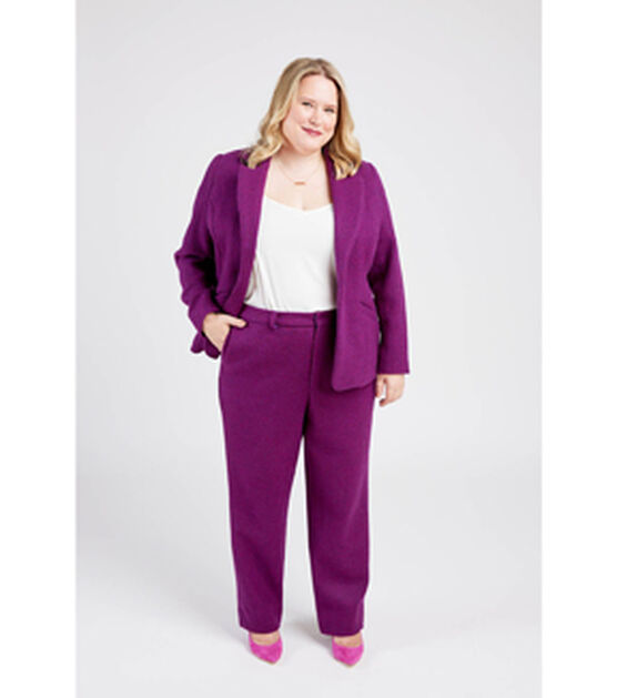 Cashmerette Size 12 to 32 Women's Meriam Trousers Sewing Pattern, , hi-res, image 3