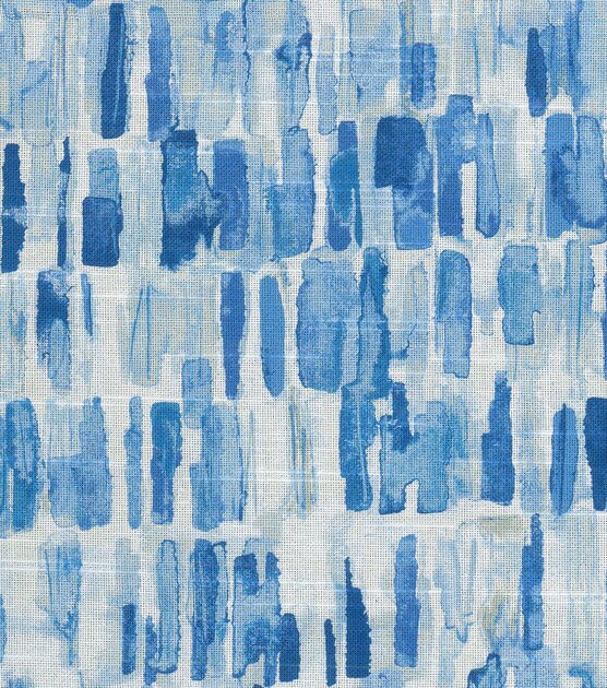 Waverly Upholstery 6"x6" Fabric Swatch Fallen Drops Sky, , hi-res, image 3