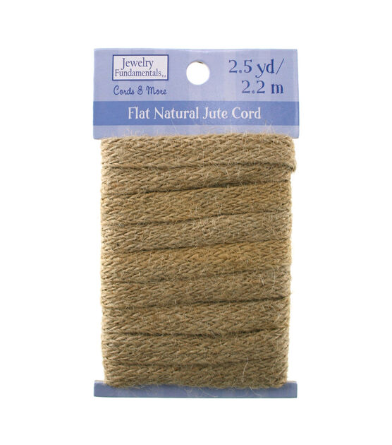 2.5yds Tan Flat Natural Jute Cord by hildie & jo