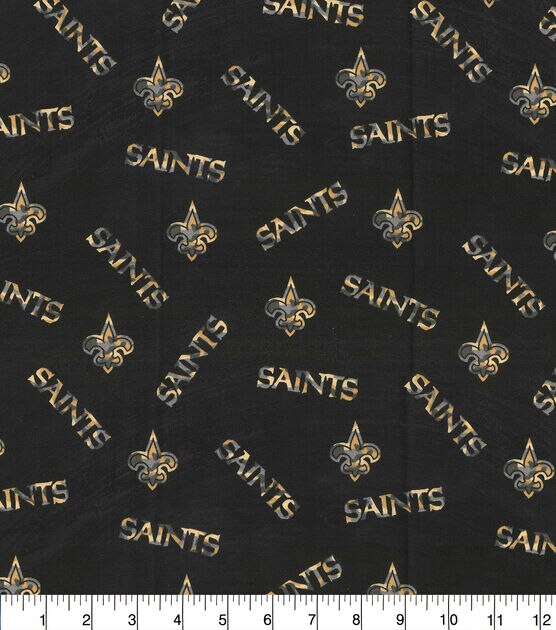 Fabric Traditions New Orleans Saints NFL Camo Logo Cotton Fabric