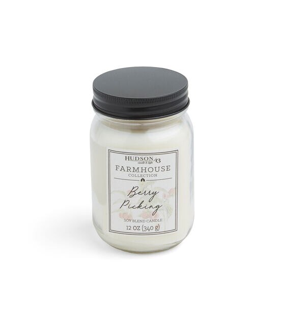 12oz Berry Picking Scented Jar Candle by Hudson 43