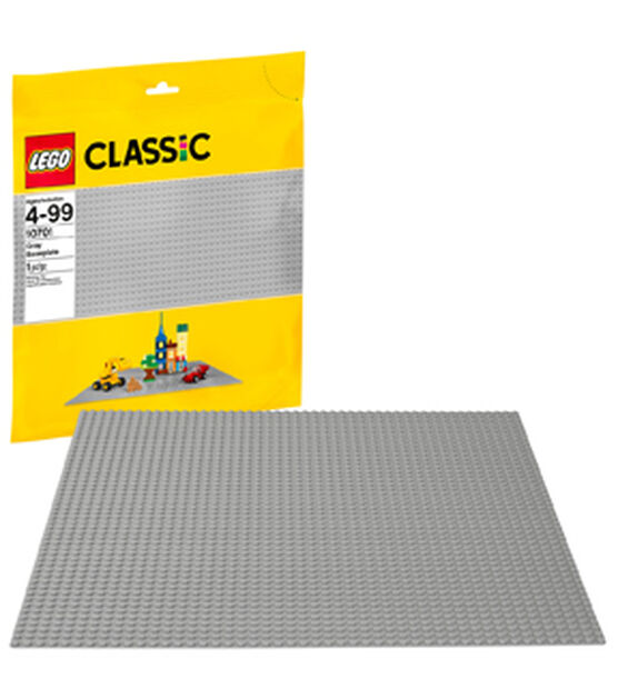 LEGO Classic Gray Baseplate 10701 Set, , hi-res, image 2