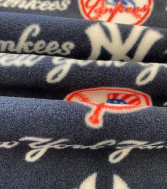 Fabric Traditions New York Yankees Fleece Fabric Tossed, , hi-res, image 3