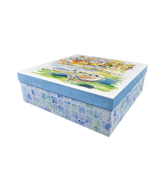 12" Wanderlust Rectangle Box by Place & Time