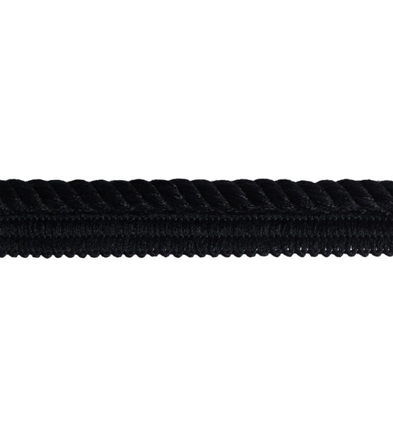 Conso 3/8in Black Cord with Lip, , hi-res, image 3