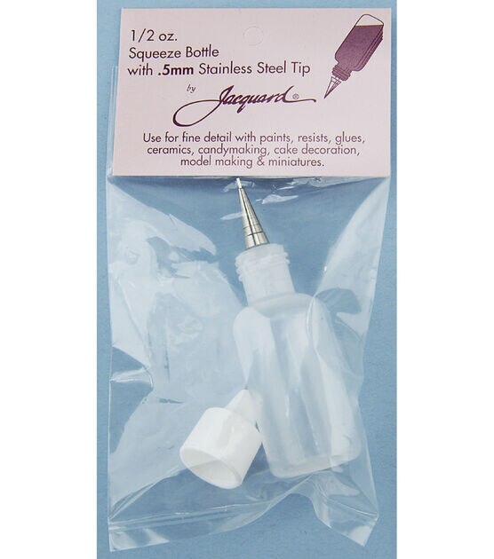 Jacquard Small Applicator Bottle 1/2 fl. oz Plastic Tip .5mm