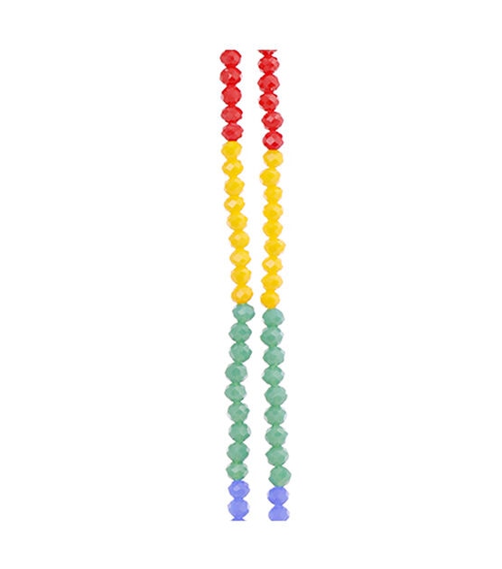 7" Multicolor Glass Strung Beads 2pk by hildie & jo, , hi-res, image 2