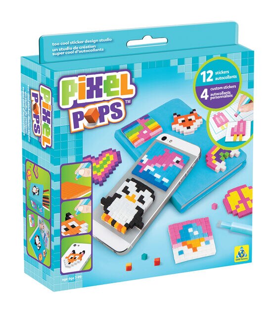 Pixel Pops Sticker Design Studio Kits Too Cool