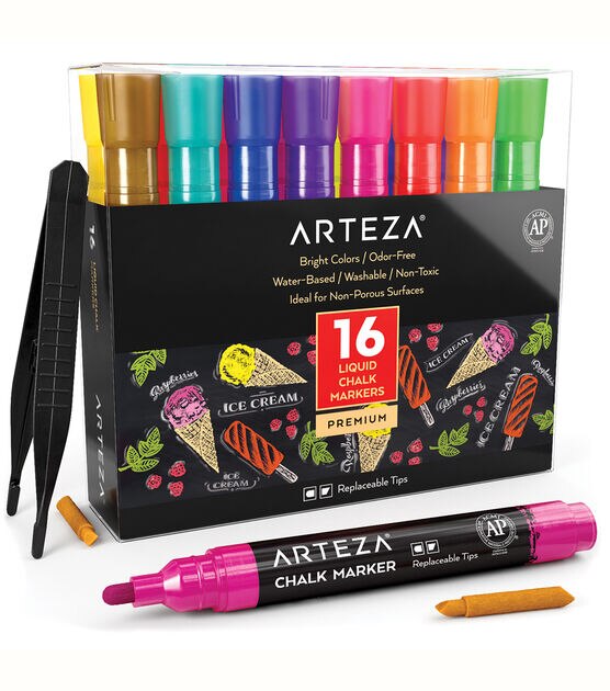 Felt Tip Pens, Sherbet - Set of 24 by Arteza