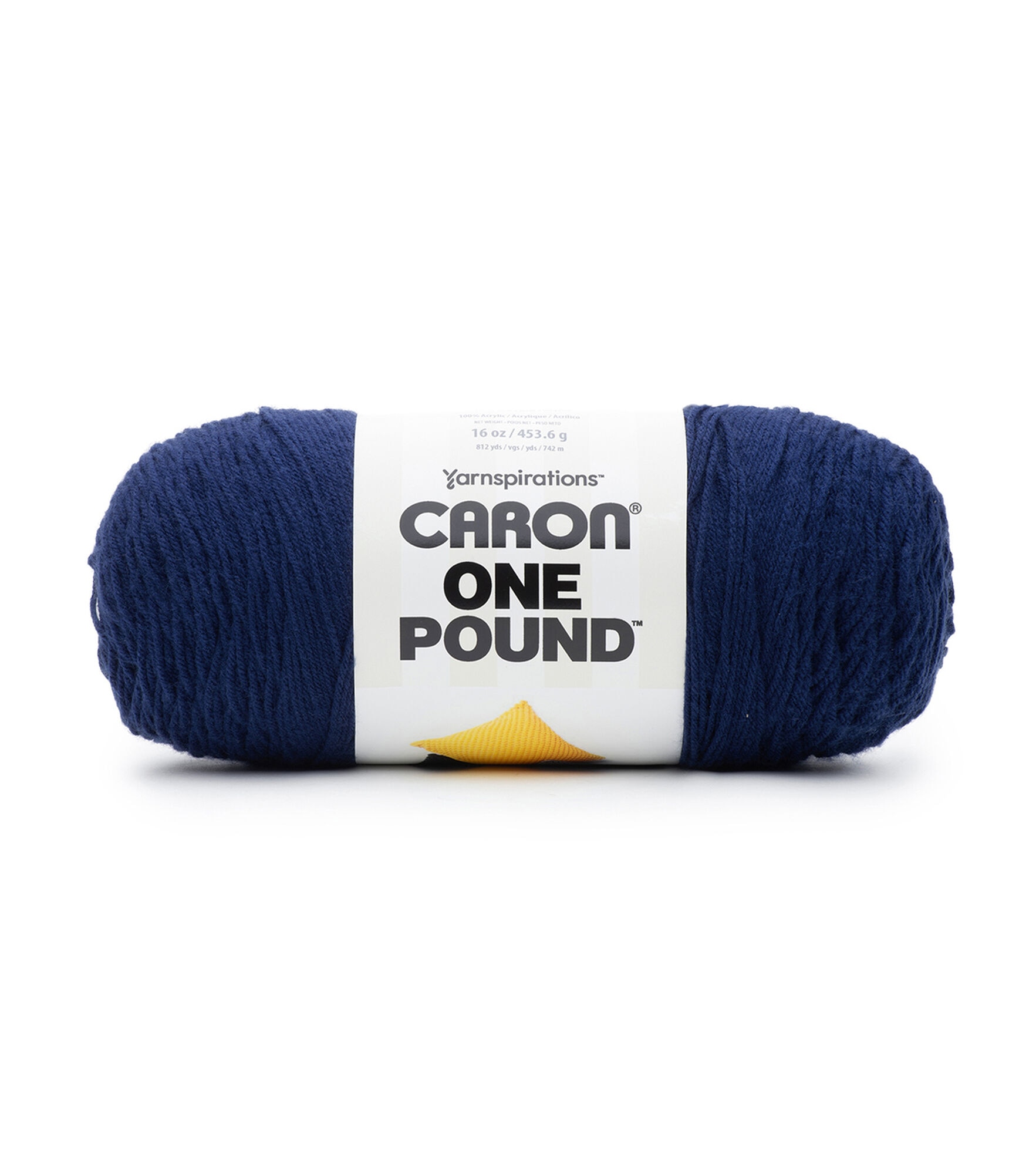 Caron One Pound 800yds Worsted Acrylic Yarn, Midnight Blue, hi-res