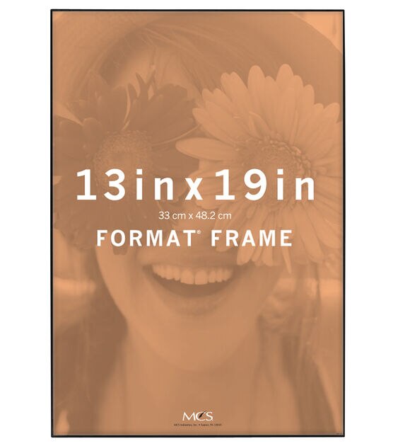 MCS Industries Single Image Format Frame 13'' x 19'' Black
