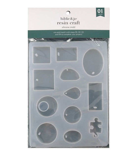 6 x 4.5 Shape Silicone Resin Mold by hildie & jo