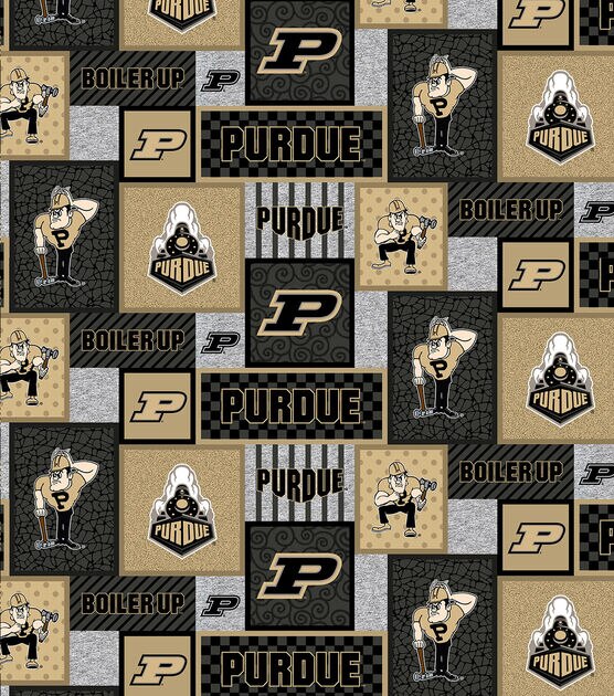 Purdue University Boilermakers Fleece Fabric College Patch, , hi-res, image 2