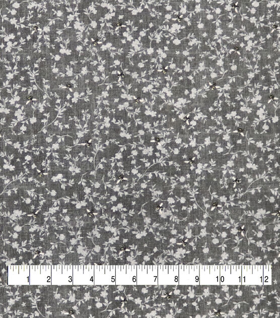 Bee Gray 108" Wide Flannel Fabric, , hi-res, image 3