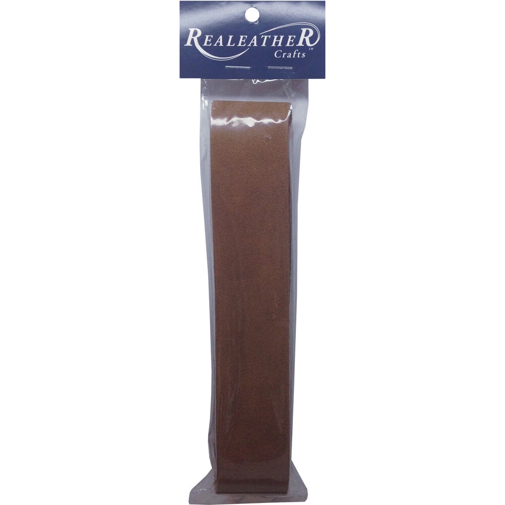 Realeather Leather Strip, Medium Brown, swatch