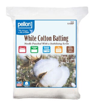 Pellon Wrap-N-Zap 100% Natural Cotton Batting 45X36 Microwavable