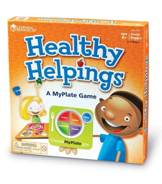 Learning Resources 55ct Healthy Helpings MyPlate Game, , hi-res, image 2