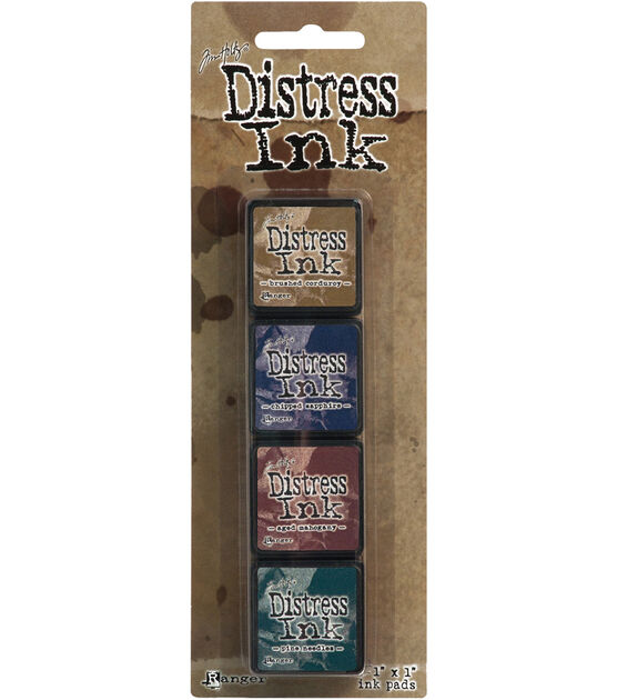 Tim Holtz 4ct Distress Kit 12 Mini Ink Pads