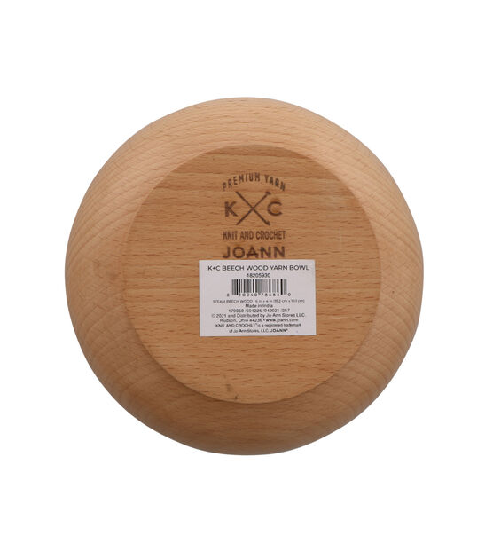 6 Sheesham Wood Yarn Bowl 6x3.50 by K+C