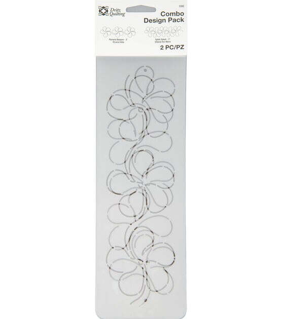 Dritz Quilting Blossom/Splish Splash Stencil Combo