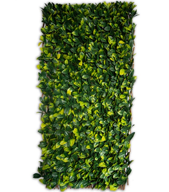 Greensmart Dekor 51" x 26" Expandable Lemon Leaf Lattice Screen