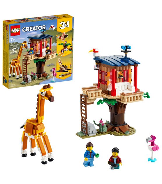 LEGO Creator Safari Wildlife Tree House 31116 Set