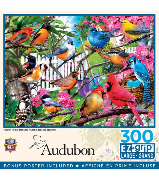 MasterPieces 18" x 24" Hidden in the Branches Jigsaw Puzzle 300pc