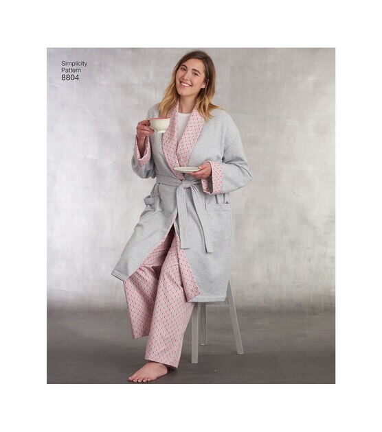 Simplicity S8804 Size S to 3XL Unisex Sleepwear Sewing Pattern, , hi-res, image 6
