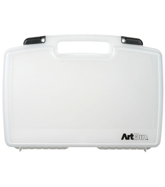 ArtBin 17" Translucent Quick View Carrying Case With Handle & Latches