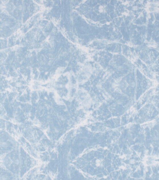 Ice on Blue Anti Pill Fleece Fabric