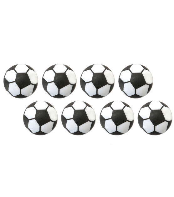 Flair Originals 3/4" Soccer Ball Shank Buttons 8pc