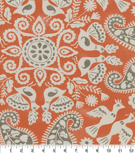 PKL Studio Outdoor Fabric-Peruvian Craft Orange