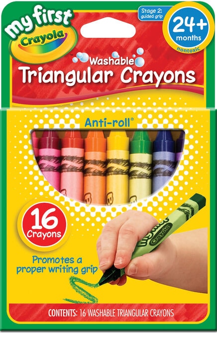Triangular Crayons, 16 Count - BIN524016, Crayola Llc