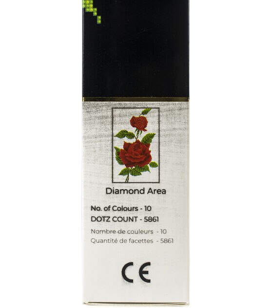 Diamond Dotz Diamond Embroidery Facet Art Kit Red Rose Cor, , hi-res, image 2