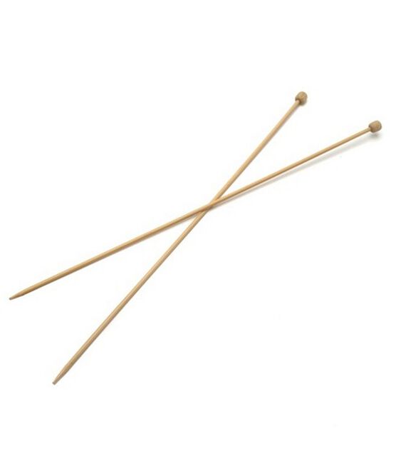 Clover Takumi Bamboo Knit Needle Single Pt. 13" Size 3