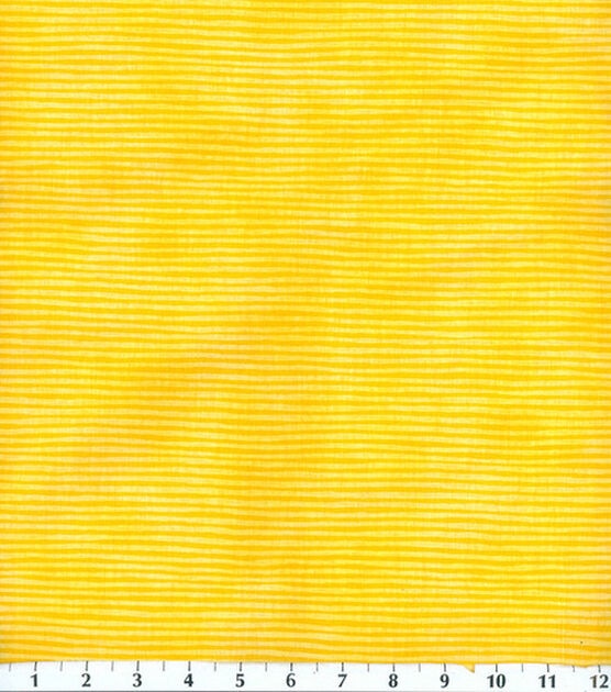 Fabric Traditions Yellow Striped Quilt Cotton Fabric by Keepsake Calico